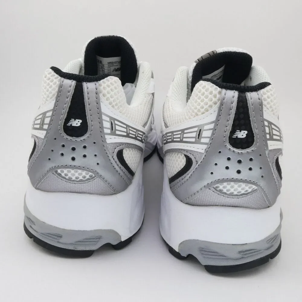 RARE Vintage New Balance MRE427WB Men's 10 2E Wide Running Shoes White Gray
